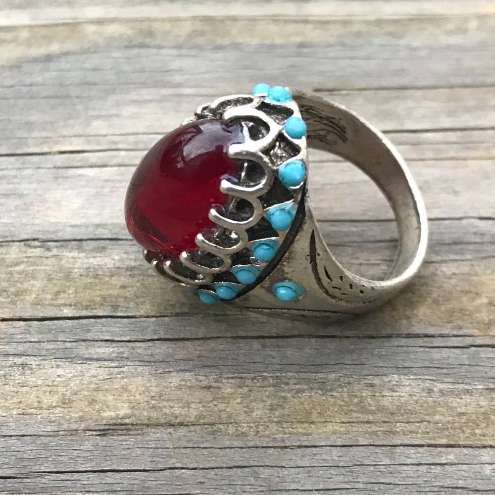 Valentines Day Gift For Him Men Ring Fashion Jewel - Picture 4 of 10